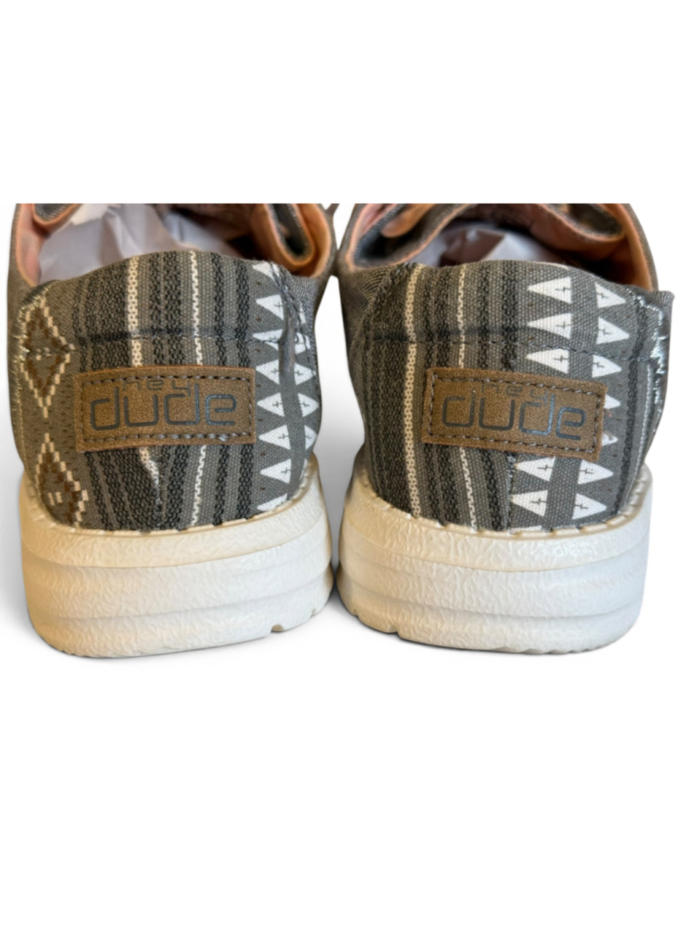 Hey Dude Wendy Boho Grey Slip On Shoes Women’s Size 7 Casual Comfort Lightweight - Picture 3 of 10